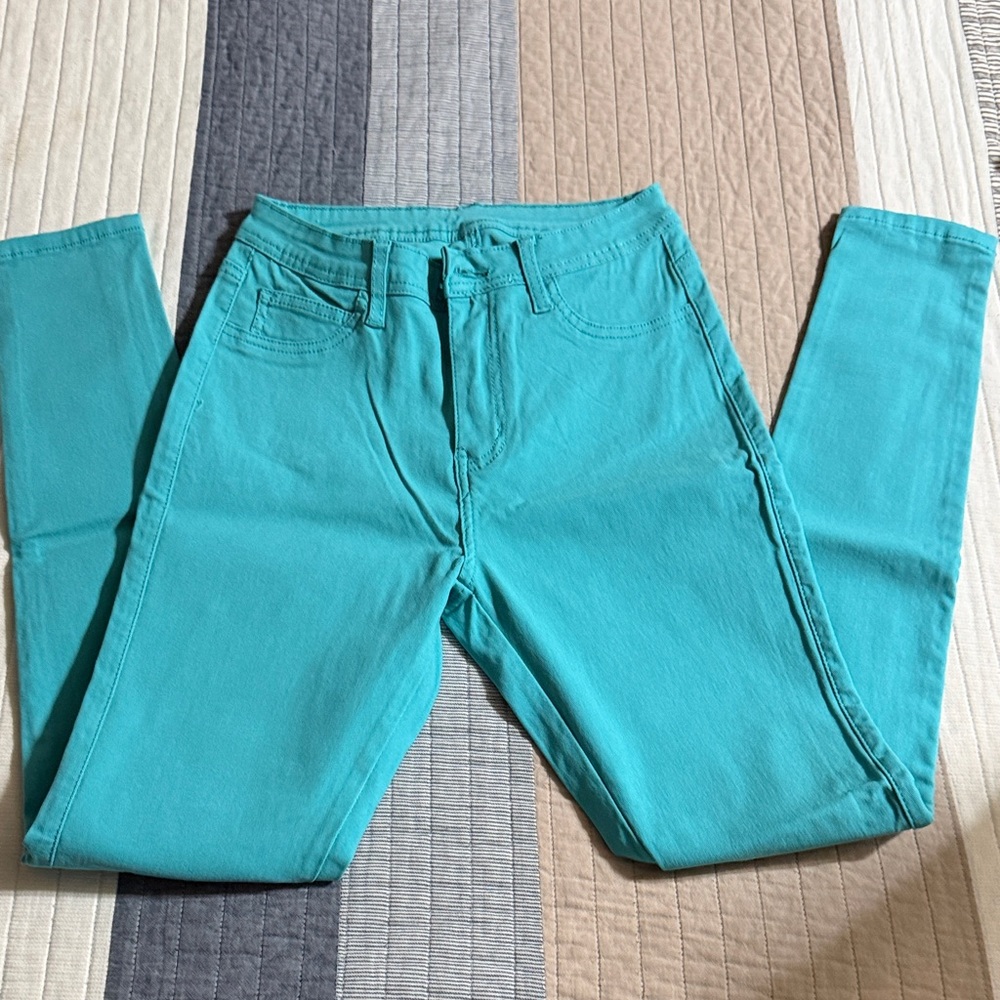 Turquoise Jeans